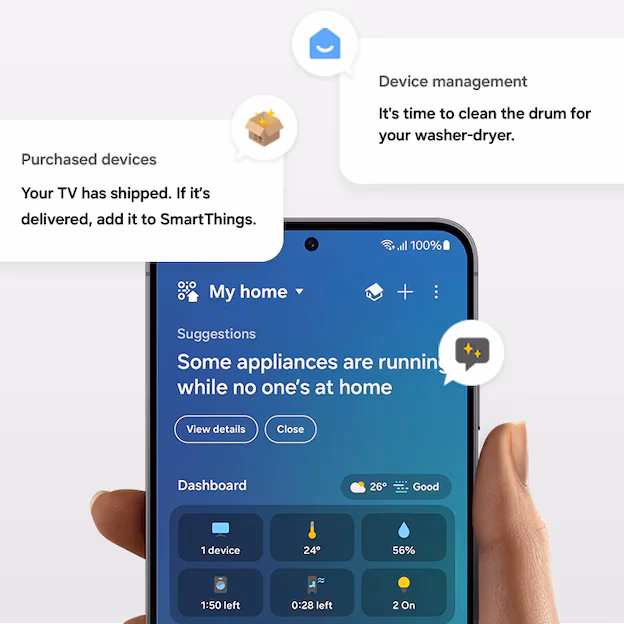 Czy mogę sterować klimatyzacją za pomocą telefonu Samsung?
