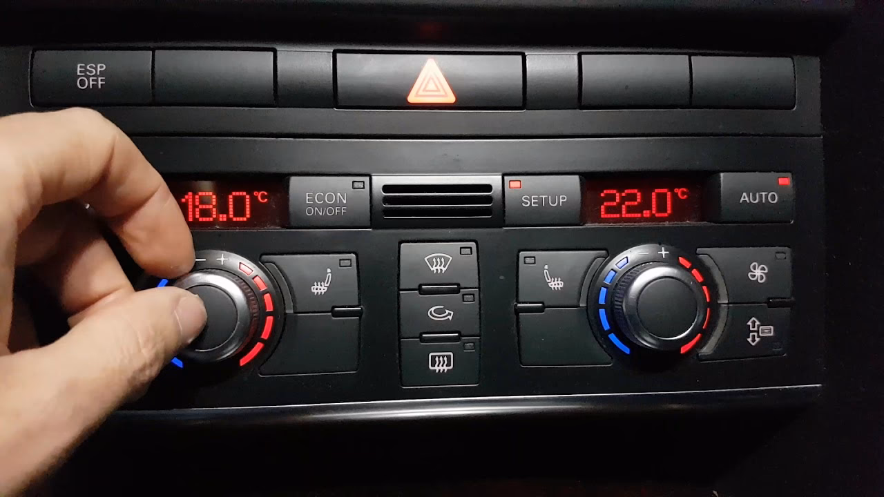 Jak włączyć klimatyzację w Audi A6C6?