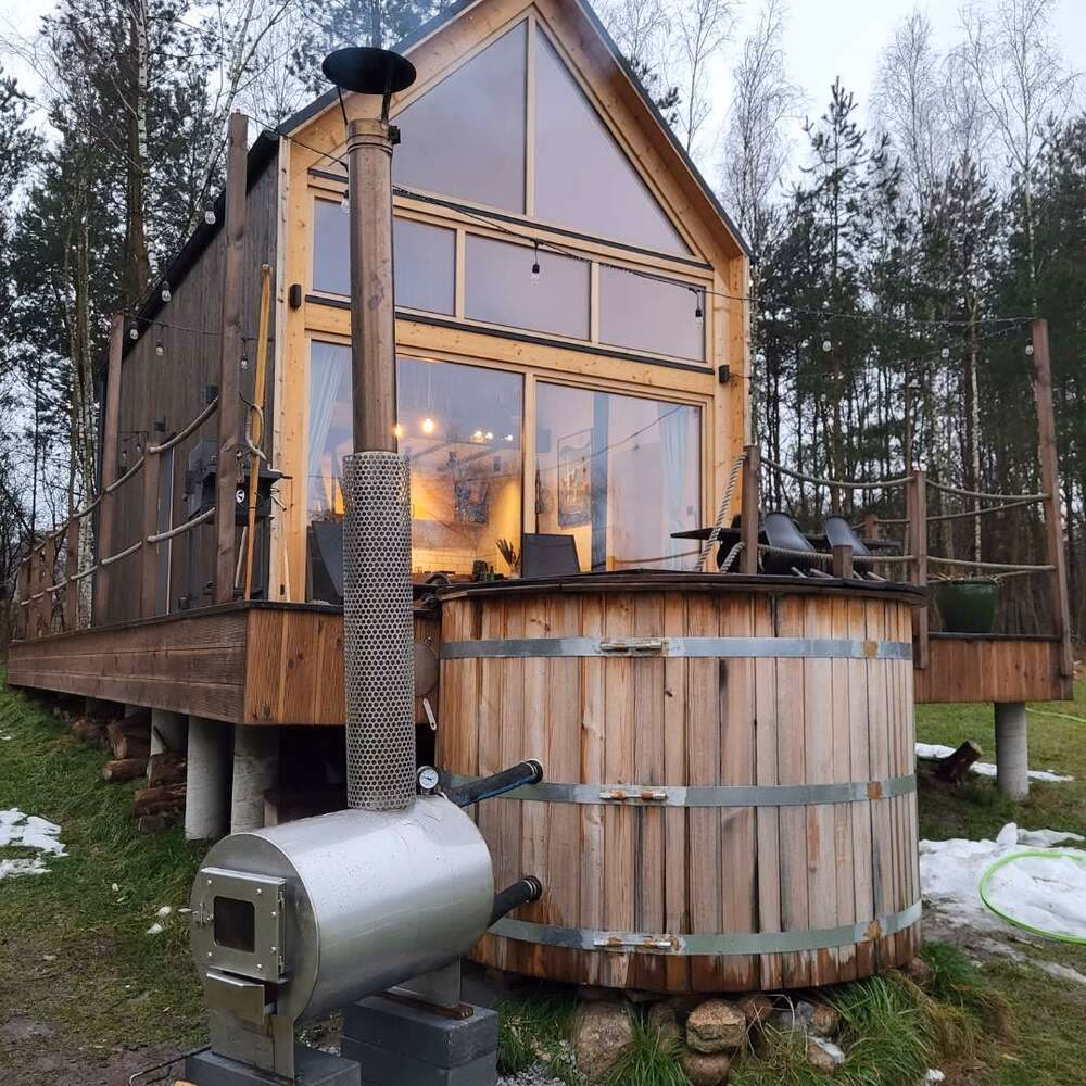 Czy można ogrzać basen drewnem?