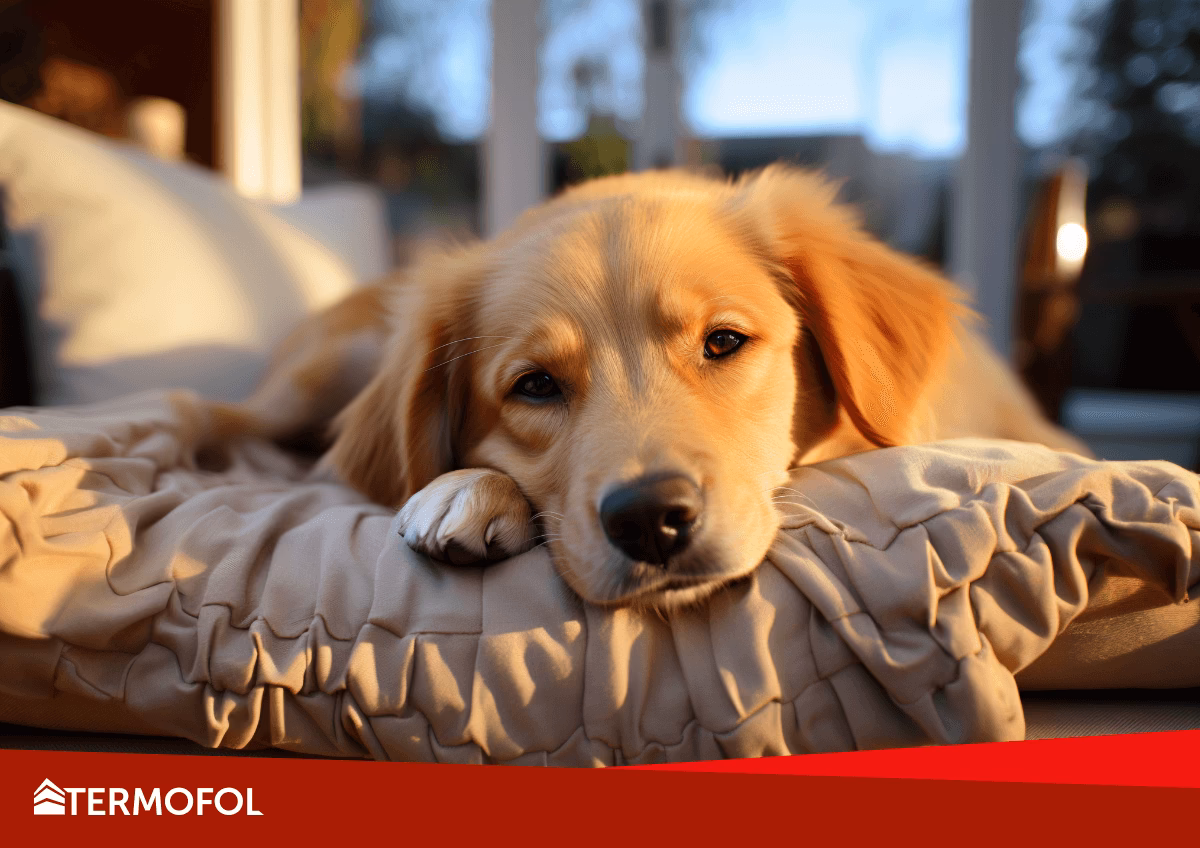 Czy psy lubią ciepłą podłogę?