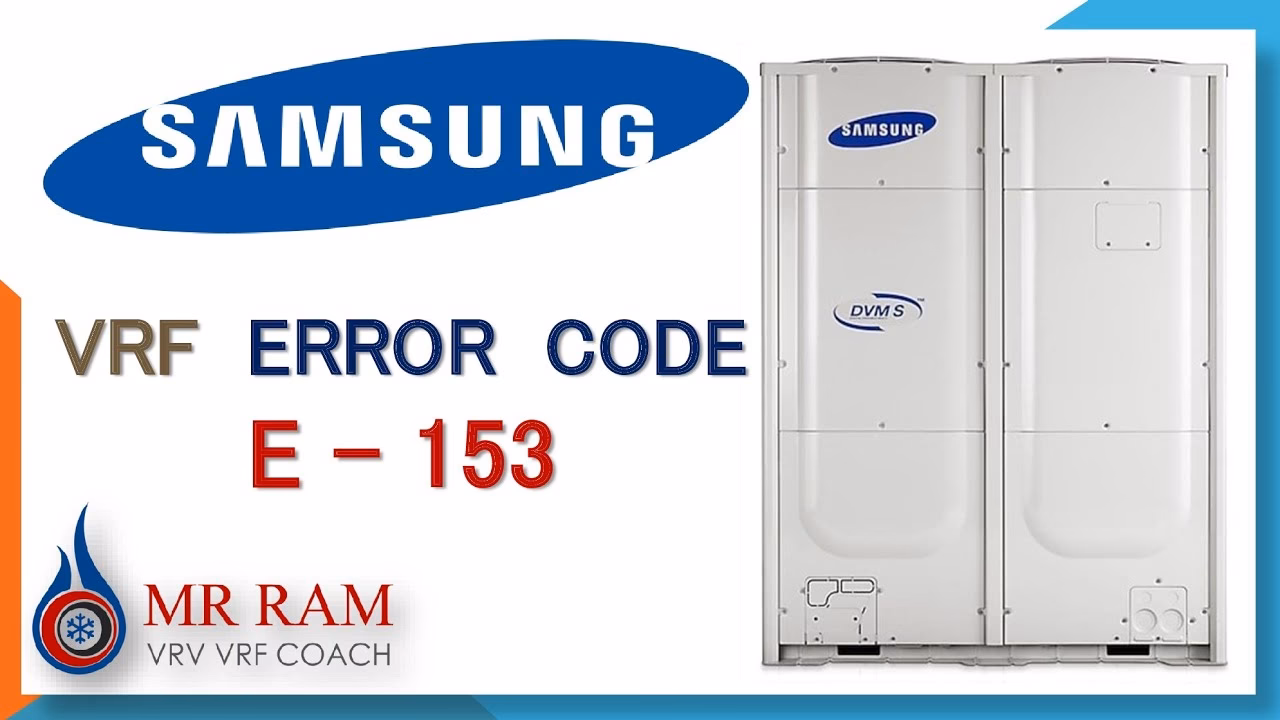Co oznacza kod błędu e153 w klimatyzatorze Samsung?