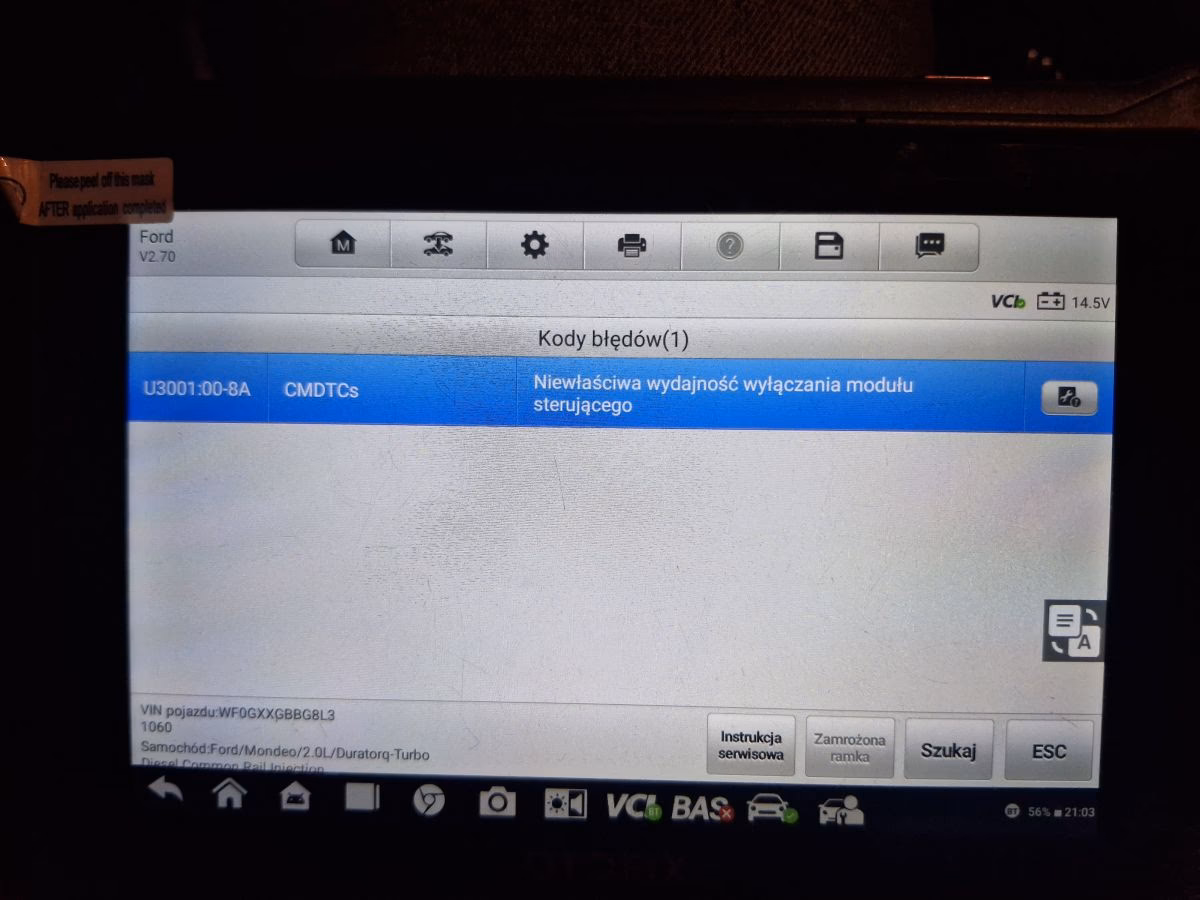 Dlaczego turbina wchodzi w tryb awaryjny?