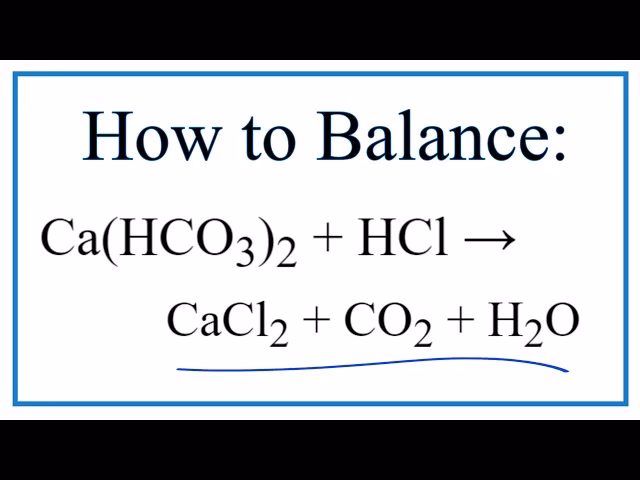 Co dzieje się z wodorowęglanem wapnia po podgrzaniu?
