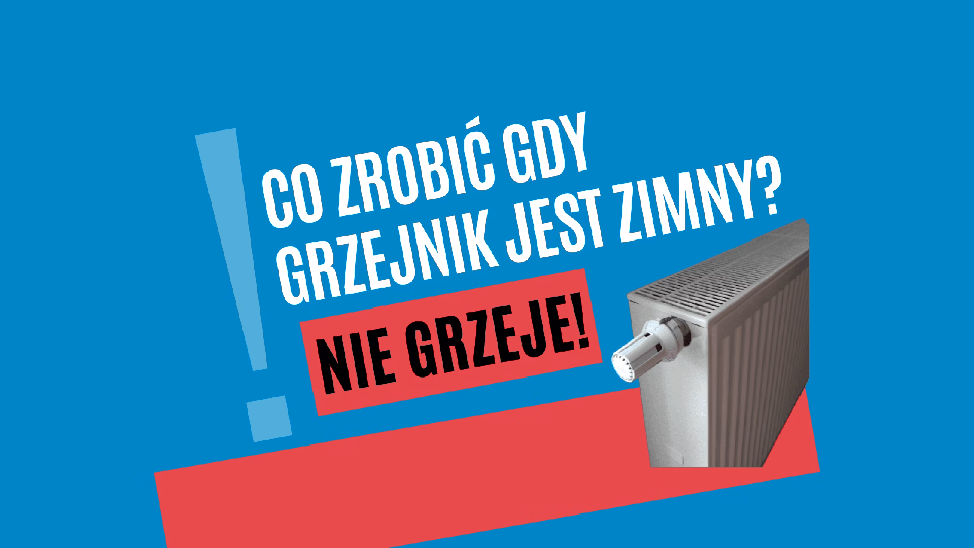 Co zrobić jak grzejnik grzeje tylko na górze?