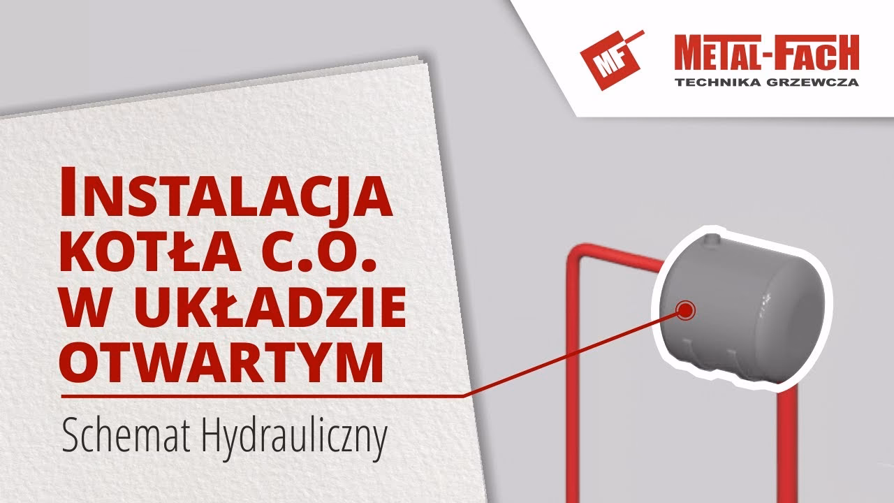 Gdzie w instalacji co powinno być zamontowane otwarte naczynie wzbiorcze?