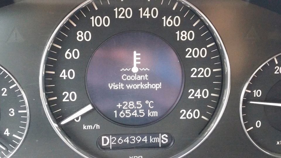 Co znaczy coolant visit workshop?