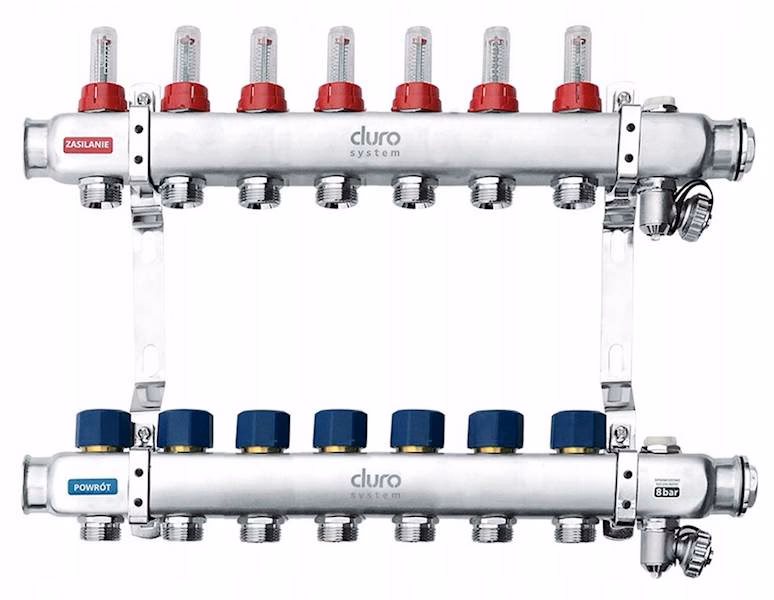 Jaki duży rozdzielacz do podłogówki?
