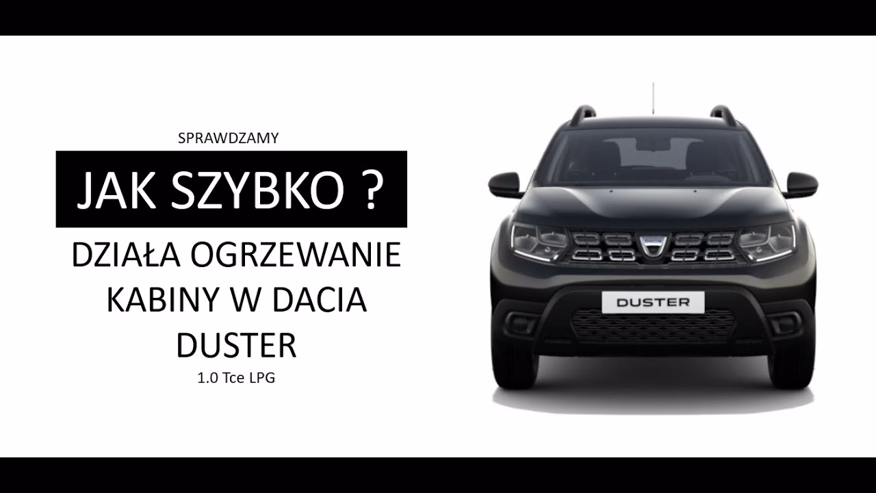 Czy Dacia Duster ma podgrzewane fotele?