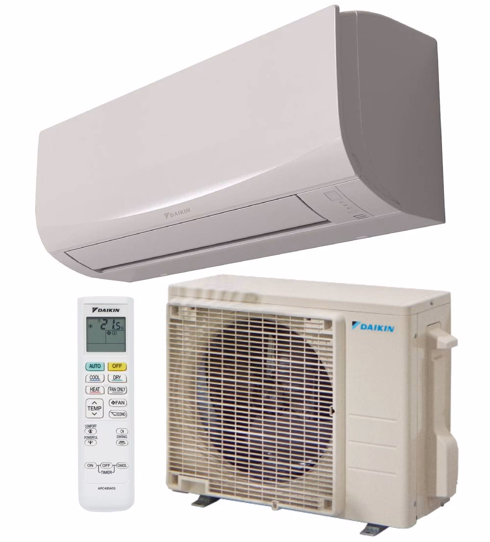 Gdzie znajduje się termostat w klimatyzatorze Daikin?