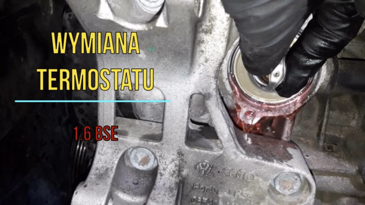 Gdzie jest termostat w golfie iv 1.6 sr?