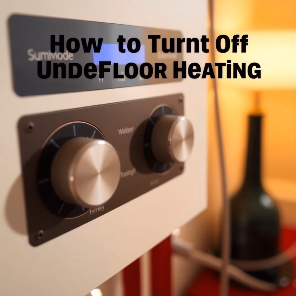 Czy ogrzewanie podłogowe można wyłączyć?
