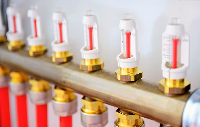 Jakie przepływy ustawić na rotametrach?