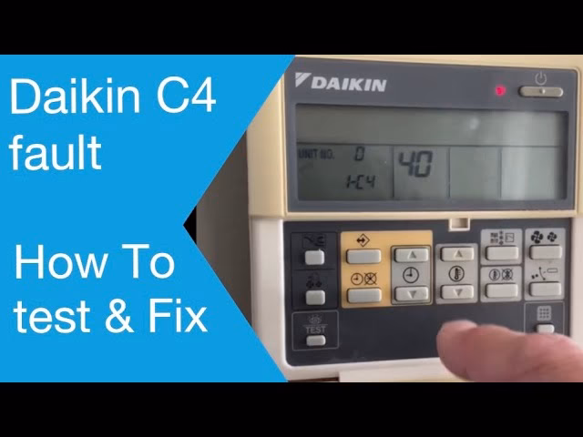 Co oznacza kod błędu u4 01 w jednostce klimatyzacyjnej Daikin?