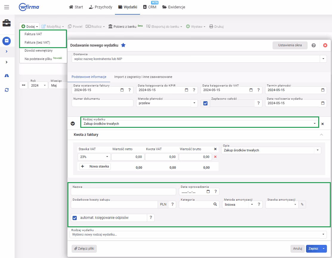 Jaka jest stawka amortyzacji urządzeń klimatyzacyjnych?