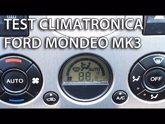 Jak włączyć klimatyzację w Ford Mondeo?