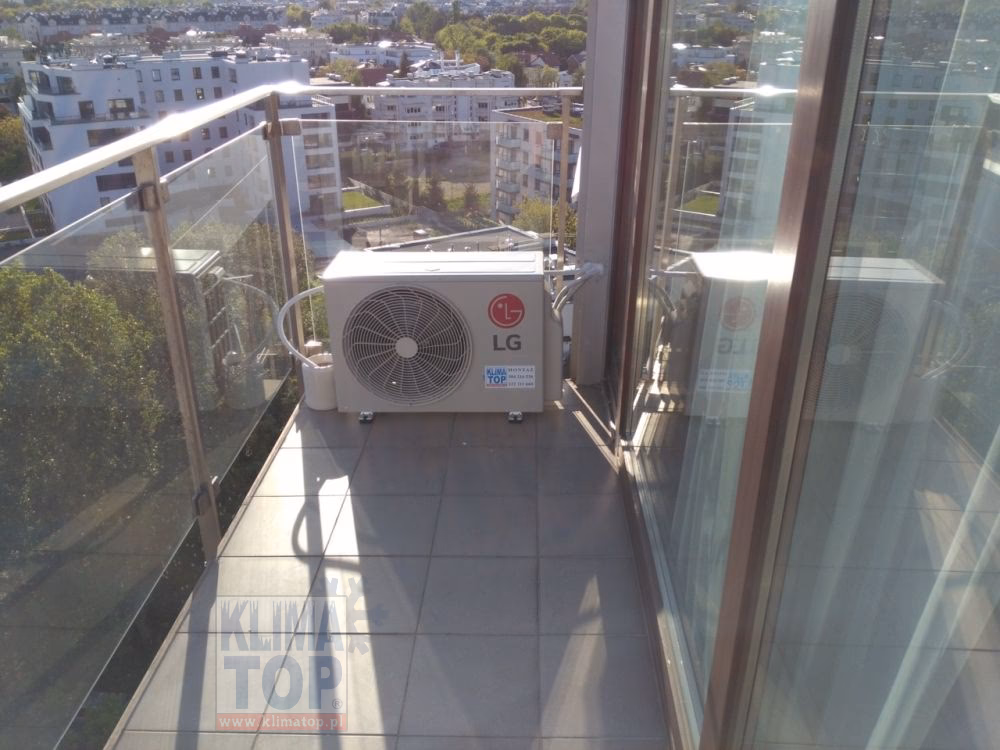 Czy klimatyzacja może stać na balkonie?