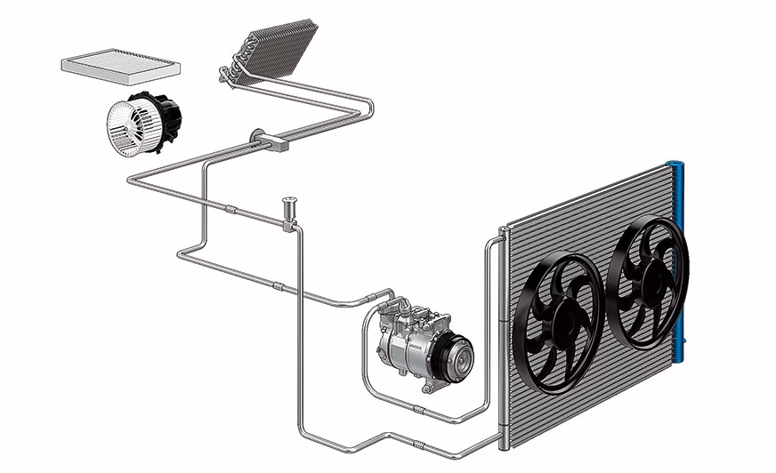 Jakie są objawy awarii skraplacza klimatyzacji?
