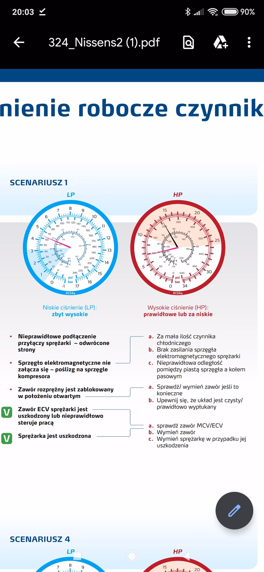 Dlaczego niskie ciśnienie w mojej klimatyzacji jest za wysokie?