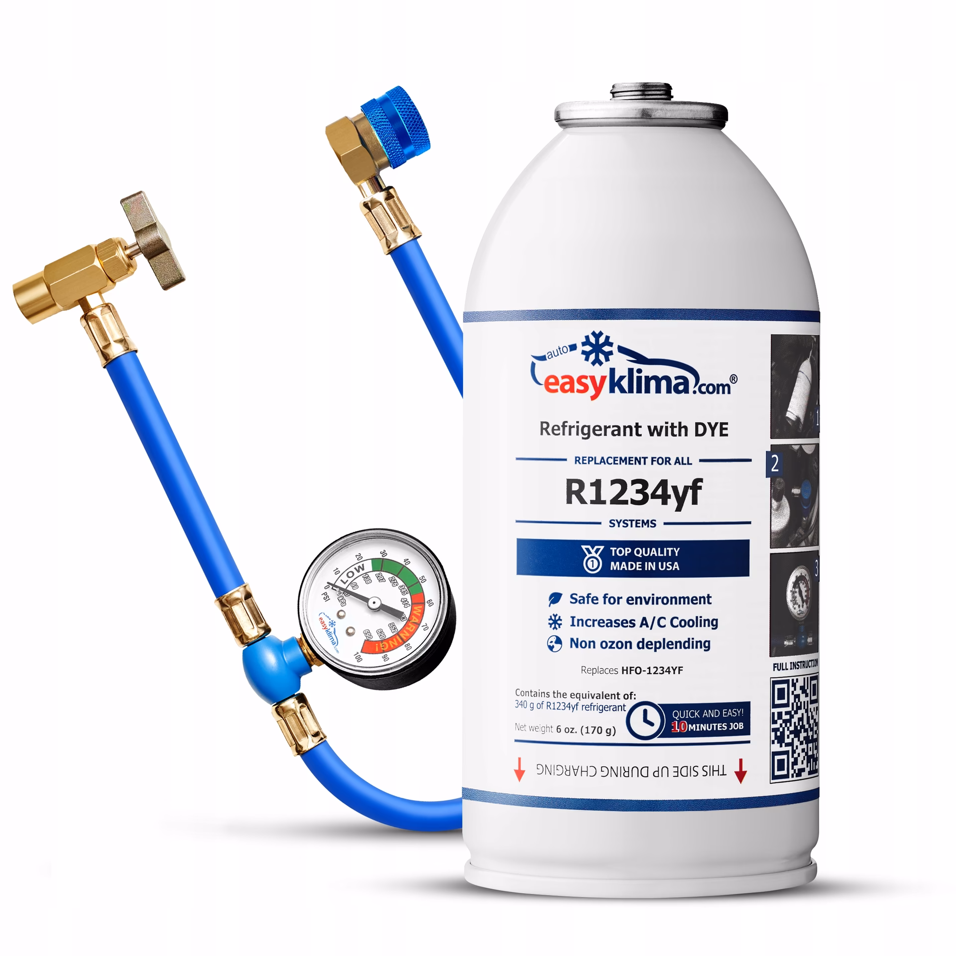 Co się stanie, jeśli zamiast R-1234yf użyjesz czynnika R134a?