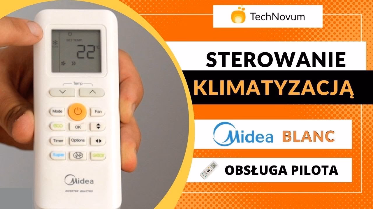 Jak ustawić temperaturę chłodzenia w klimatyzatorze Midea?