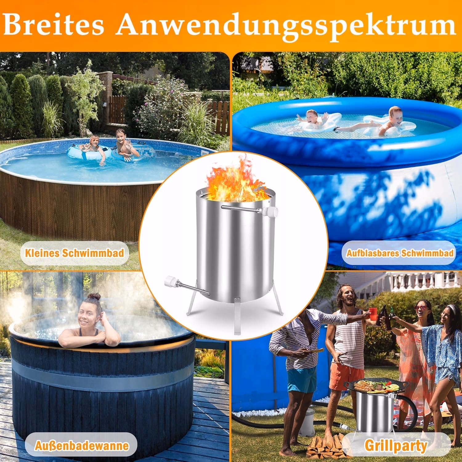 Ile stopni ma podgrzewany basen?