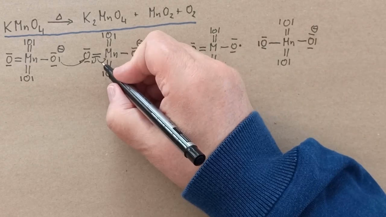 Co się stanie, gdy nadmanganian potasu zostanie ogrzany do temperatury 513K?