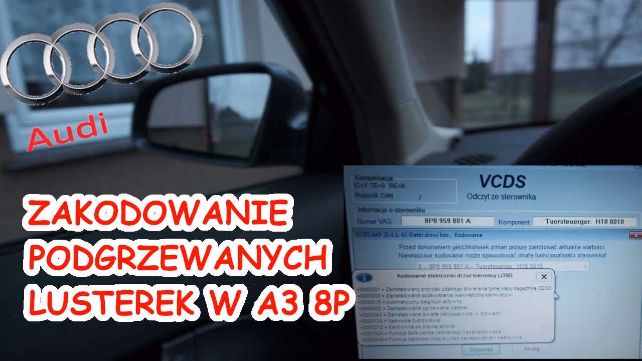 Gdzie włączyć podgrzewane lusterka?