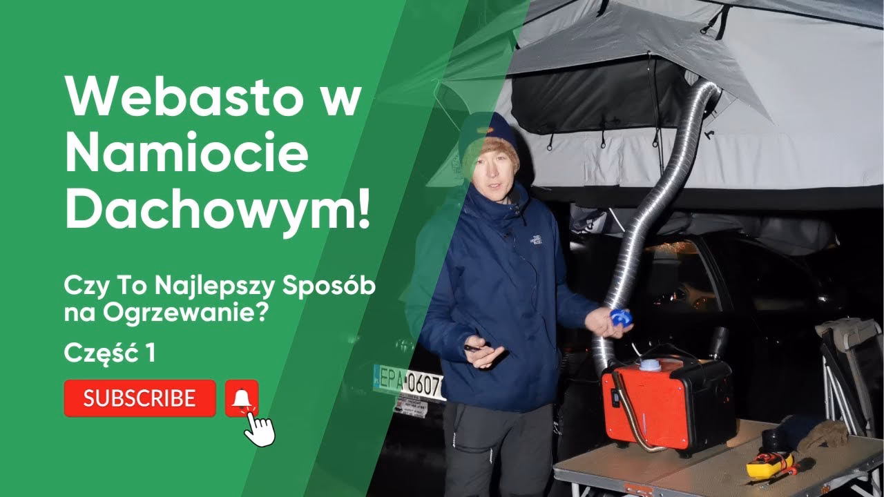 Jak ogrzać namiot dachowy?