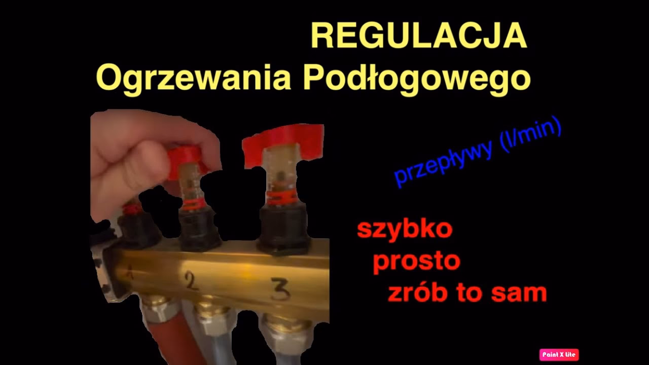 Jaka jest prawidłowa prędkość przepływu dla ogrzewania podłogowego?