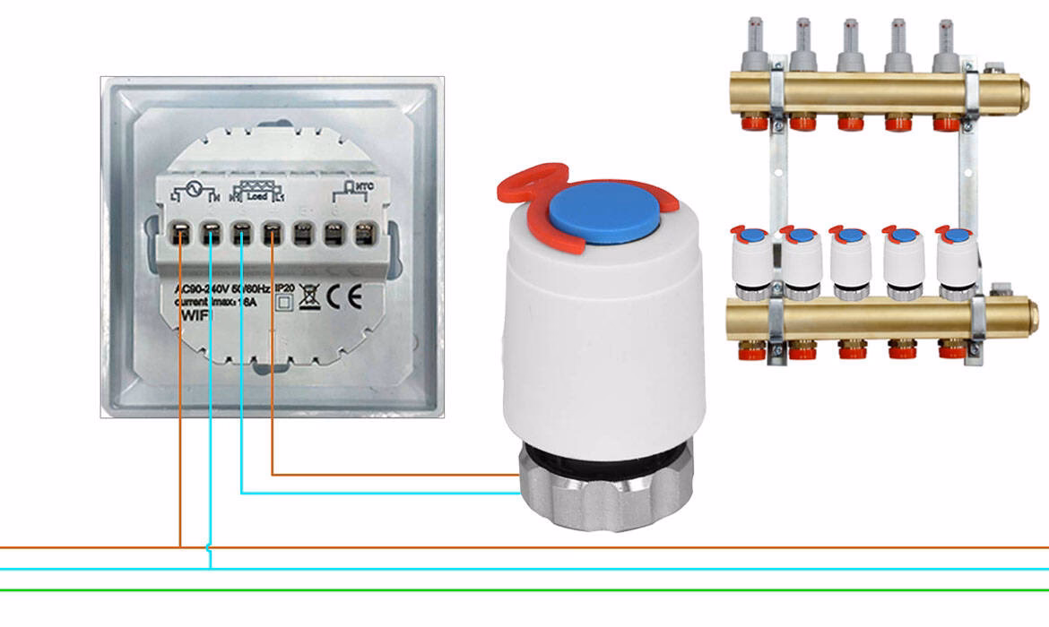 Gdzie zamontować termostat w ogrzewaniu podłogowym?