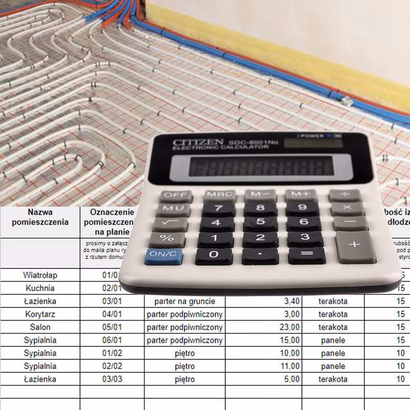 Ile ciepła daje 1m2 podłogówki?