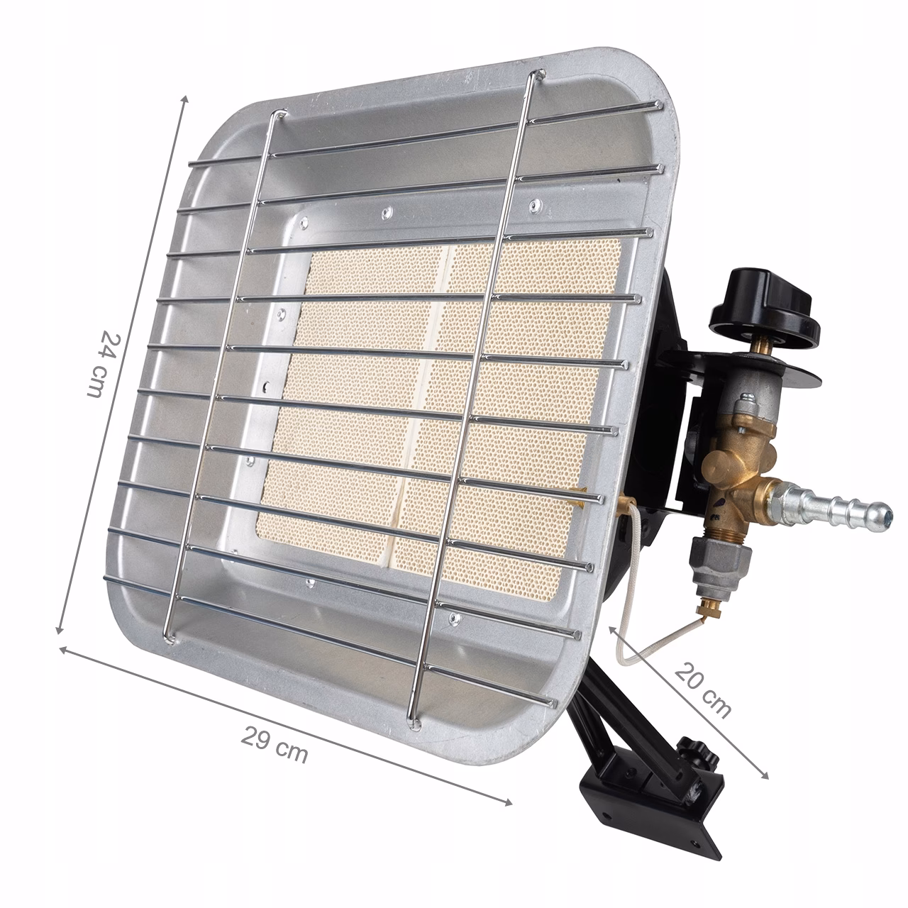 Ile m2 ogrzeje promiennik gazowy?