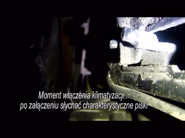 Dlaczego mój samochód piszczy, gdy włączona jest klimatyzacja?