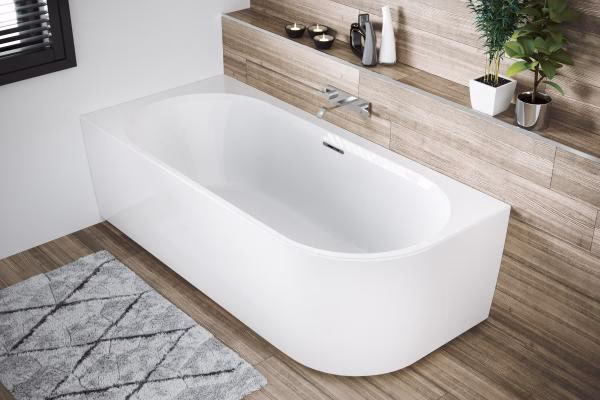 Czy wanna wolnostojąca Riho Inspire Fall napełniana jest przez przelew?