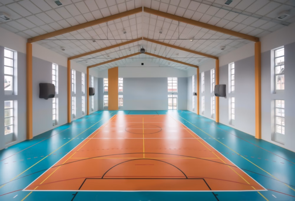 Jaka podłoga na sali gimnastycznej?